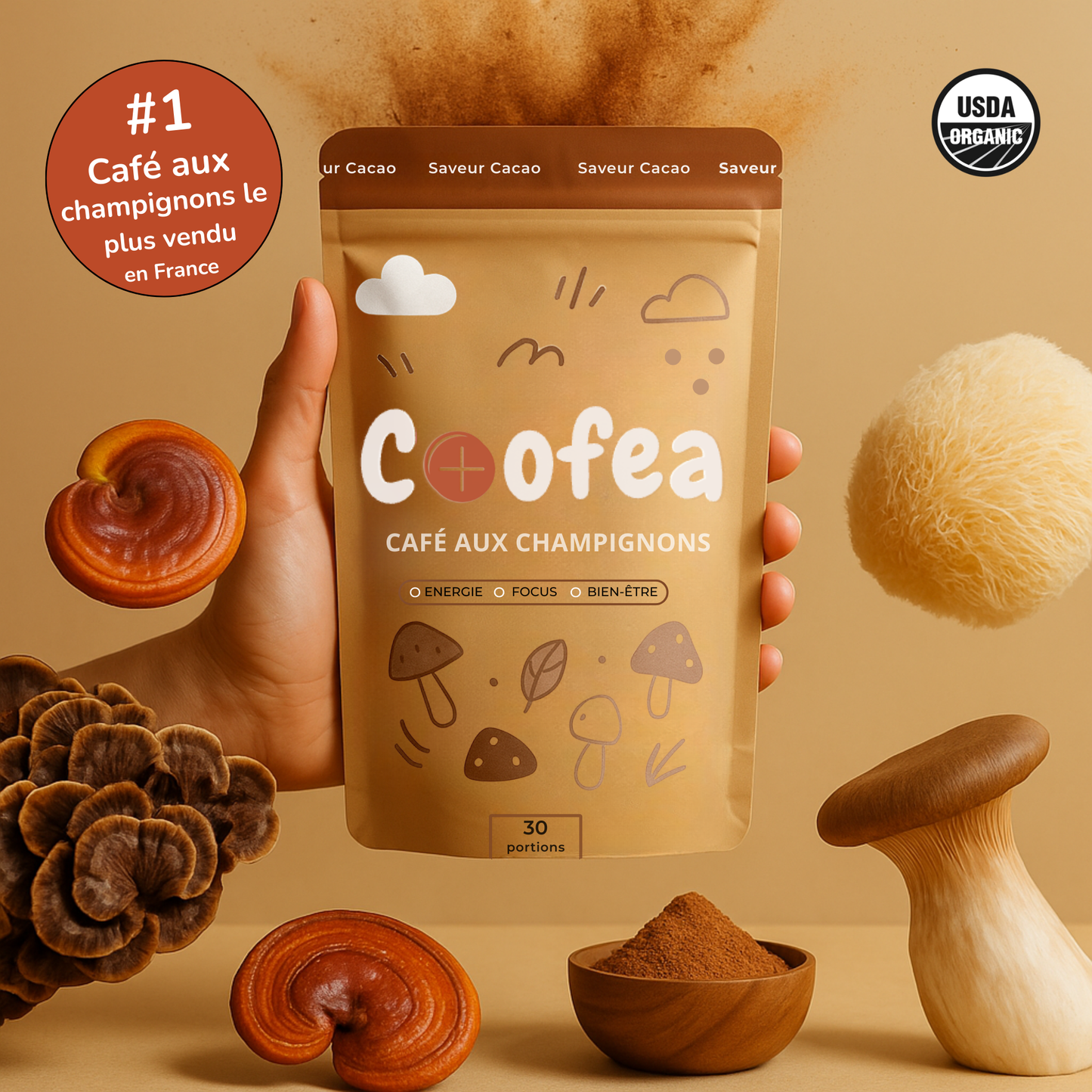 🍄 Café aux Champignons | Digestion + Énergie Naturelle